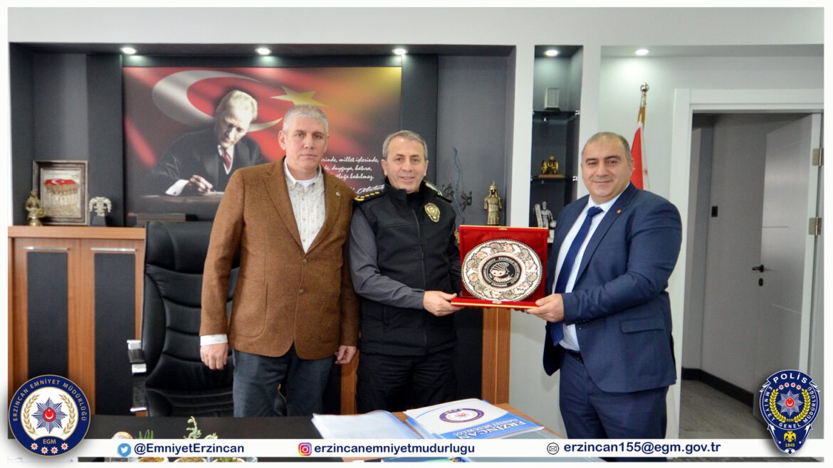 Emniyet Müdürümüz Sayın Kenan Kurt Misafirlerini Kabul Etti