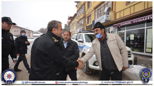 Emniyet Müdürümüz Sayın Kenan Kurt, Refahiye İlçe Esnafını Ziyaret Etti