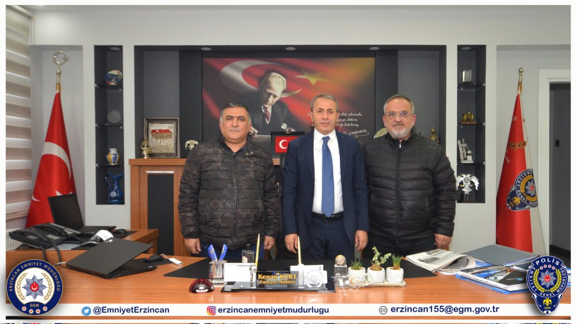 ERT ŞAH Tv Yönetim Kurulu Başkanı Birol Dağ ve Haber Müdürü Semih Peker'den Ziyaret