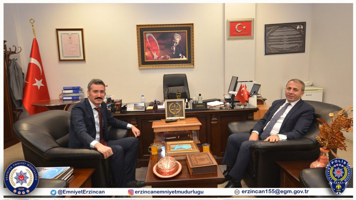 Erzincan 1. Ağır Ceza Mahkemesi Başkanı Sayın Nuri Kaplan'ı Makamında Ziyaret
