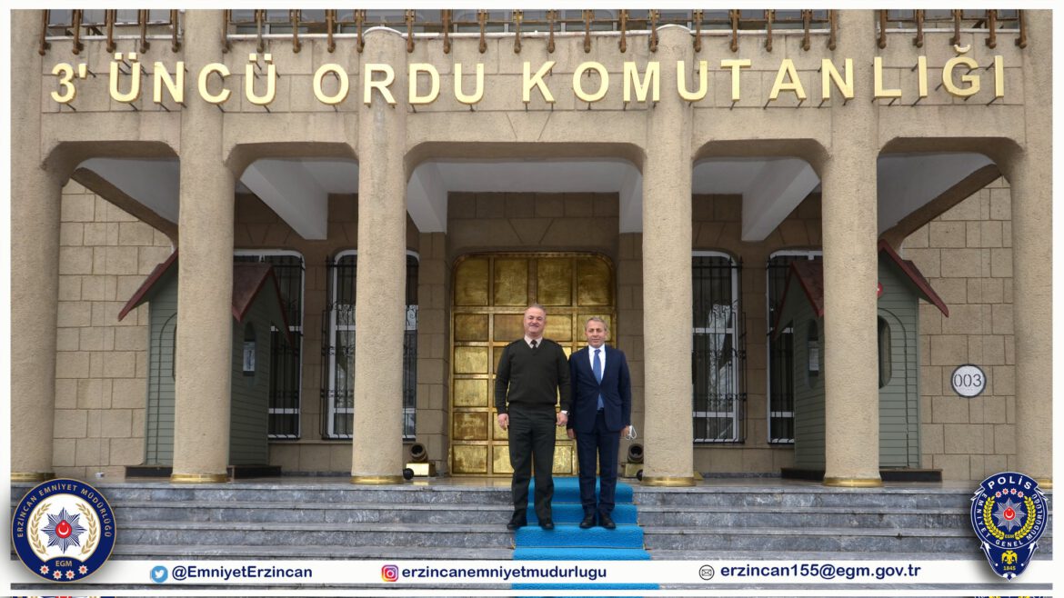 Emniyet Müdürümüz Sayın Kenan Kurt, Tuğgeneral İsmail Hakkı Köseali'yi Ziyaret Etti