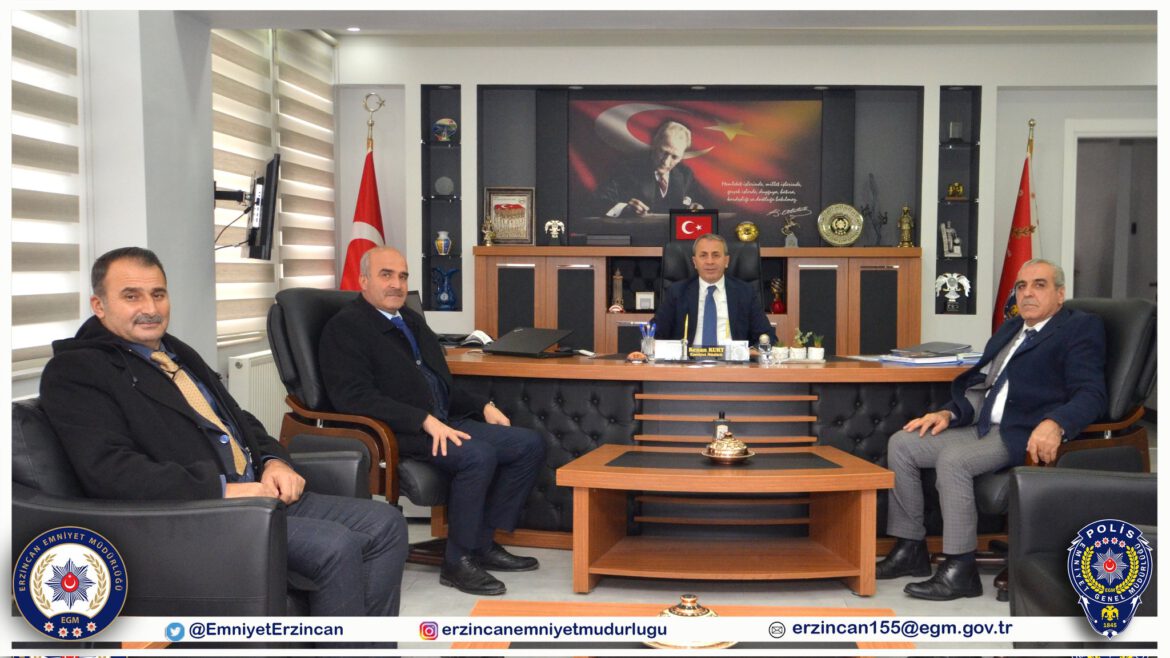 PTT Erzincan Başmüdürü ve Beraberindeki Heyetin Ziyareti