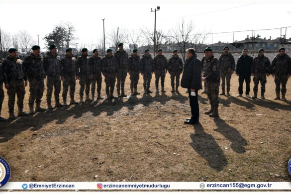 Emniyet Müdürümüz Sayın Kenan Kurt, Özel Harekat Şube Müdürlüğü Personeliyle Bir Araya Geldi.