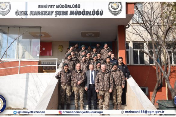 Emniyet Müdürümüz Sayın Kenan Kurt, Özel Harekat Şube Müdürlüğü Personeliyle Bir Araya Geldi.