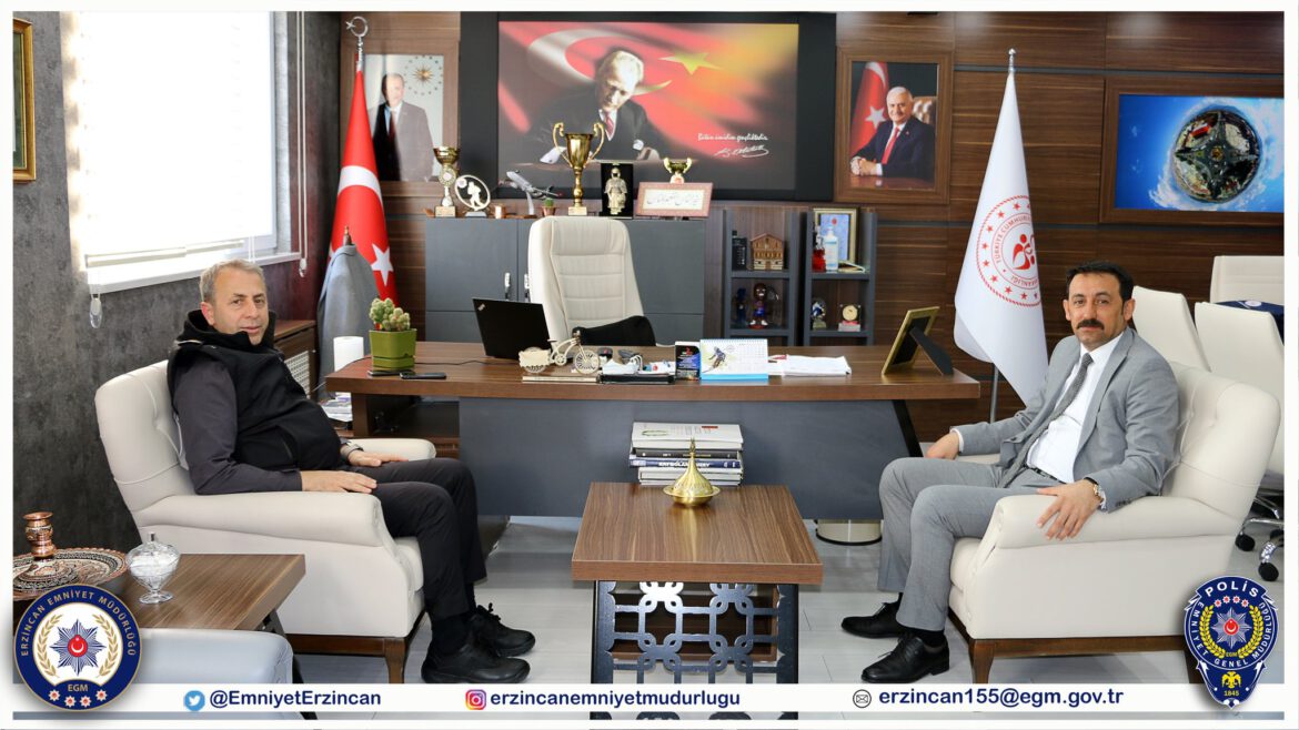 Emniyet Müdürümüz Sayın Kenan Kurt, Volkan Burak Mumcu'yu Ziyaret Etti