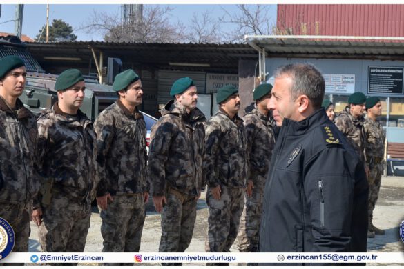 Emniyet Müdürümüz Sayın Kenan Kurt, Özel Harekat Şube Müdürlüğünü Ziyaret Etti