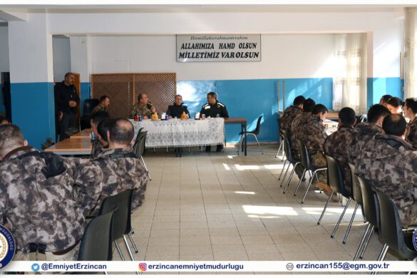 Emniyet Müdürümüz Sayın Kenan Kurt, Özel Harekat Şube Müdürlüğünü Ziyaret Etti