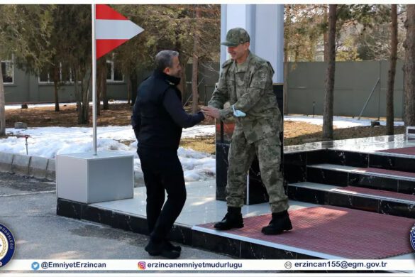 Emniyet Müdürümüz Sayın Kenan Kurt Tuğgeneral Ahmet Kasa'yı Ziyaret Etti