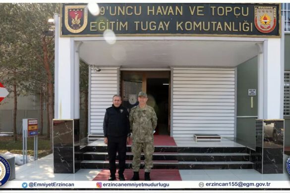 Emniyet Müdürümüz Sayın Kenan Kurt Tuğgeneral Ahmet Kasa'yı Ziyaret Etti